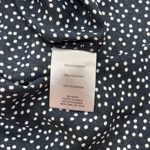 Navy and White Polka Dot Women's Top - Picture 6 of 6